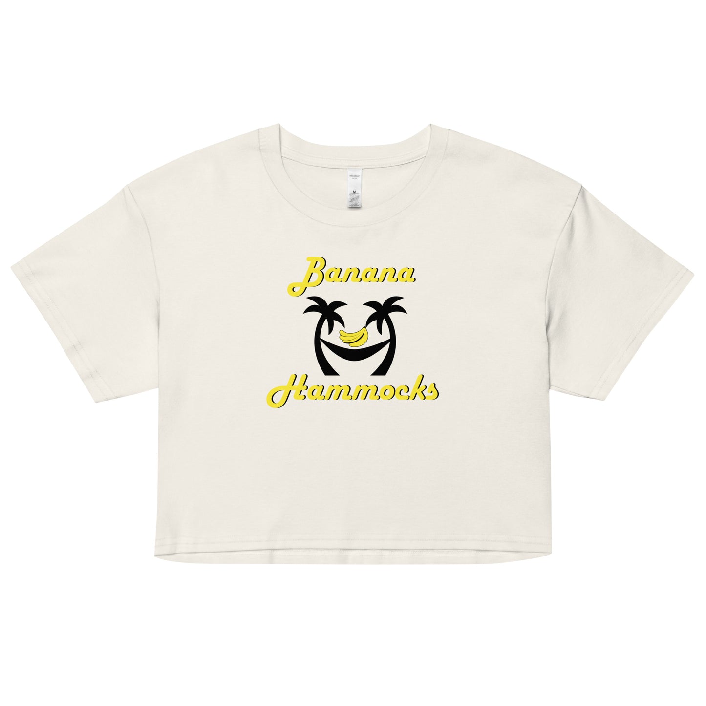 Women’s Banana Hammocks AS Colour Crop Top