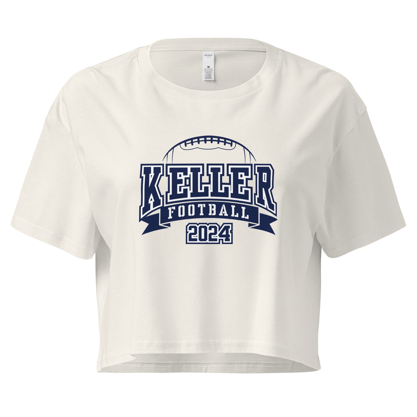 Women's Keller Football AS Colour Crop Top
