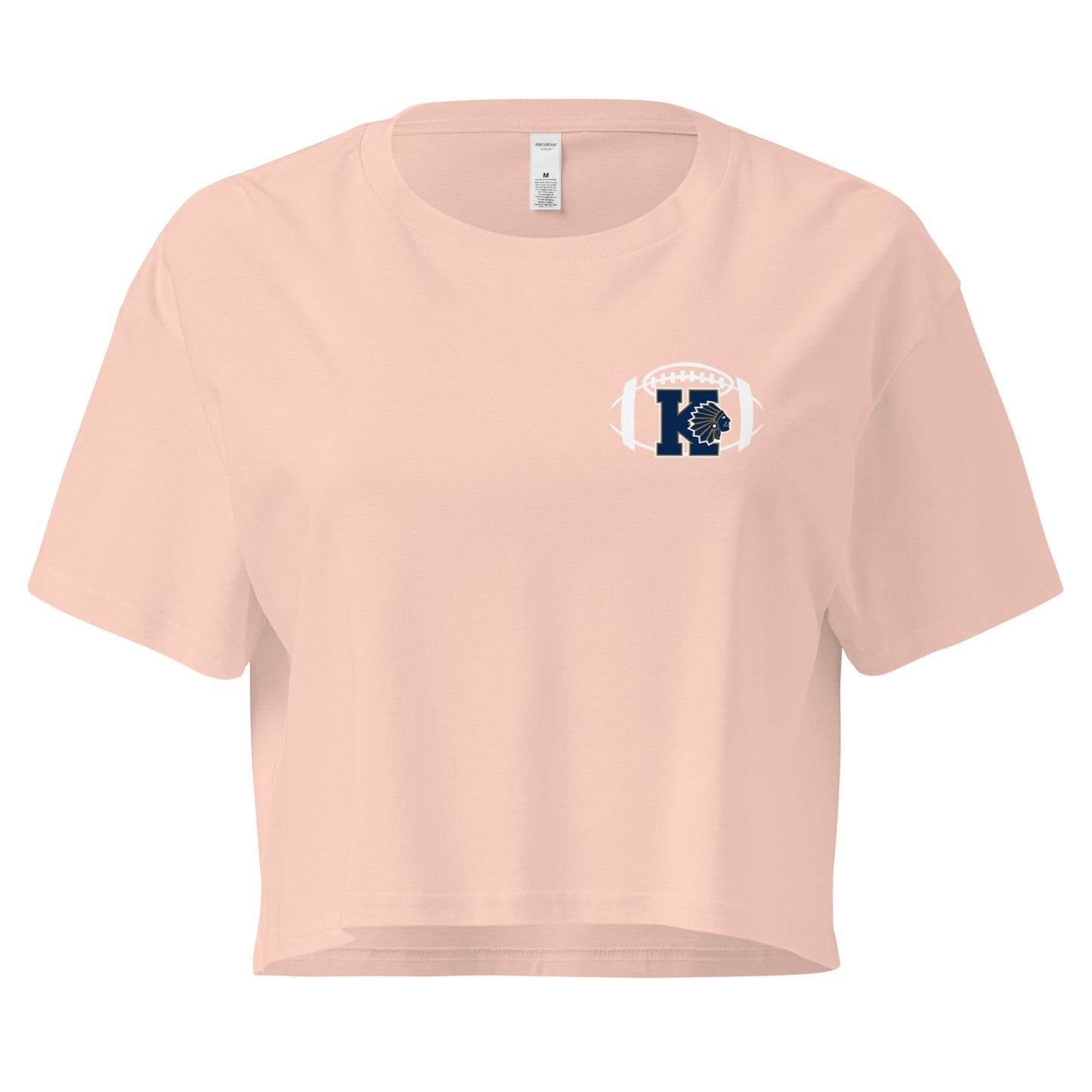 Women's Keller Football AS Colour Crop Top