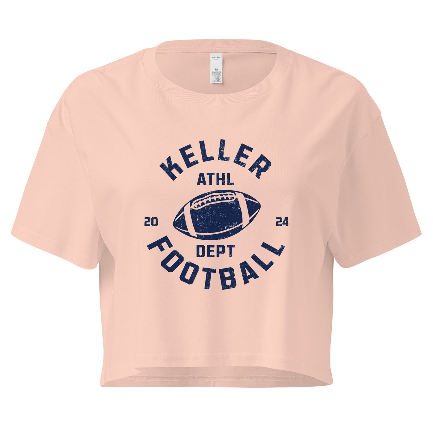 Women's Keller Football AS Colour Crop Top