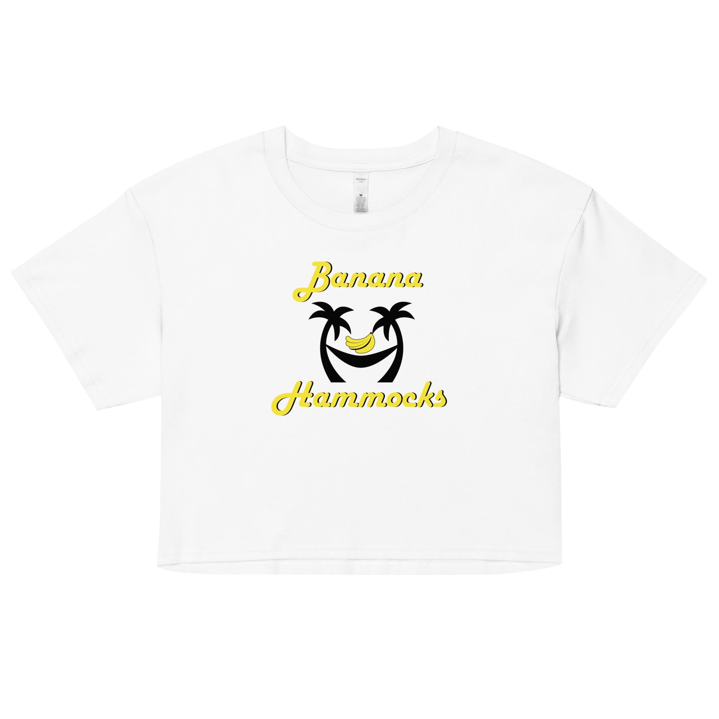 Women’s Banana Hammocks AS Colour Crop Top