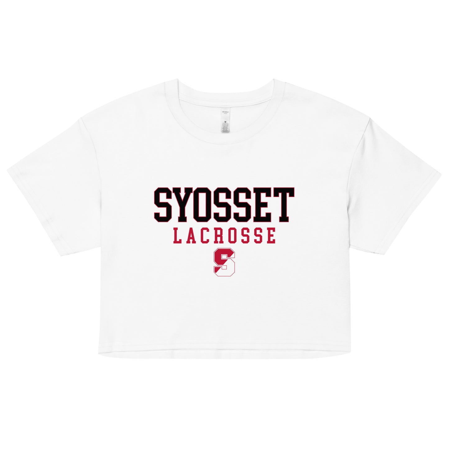 Women’s Syosset Lacrosse AS Colour Crop Tee