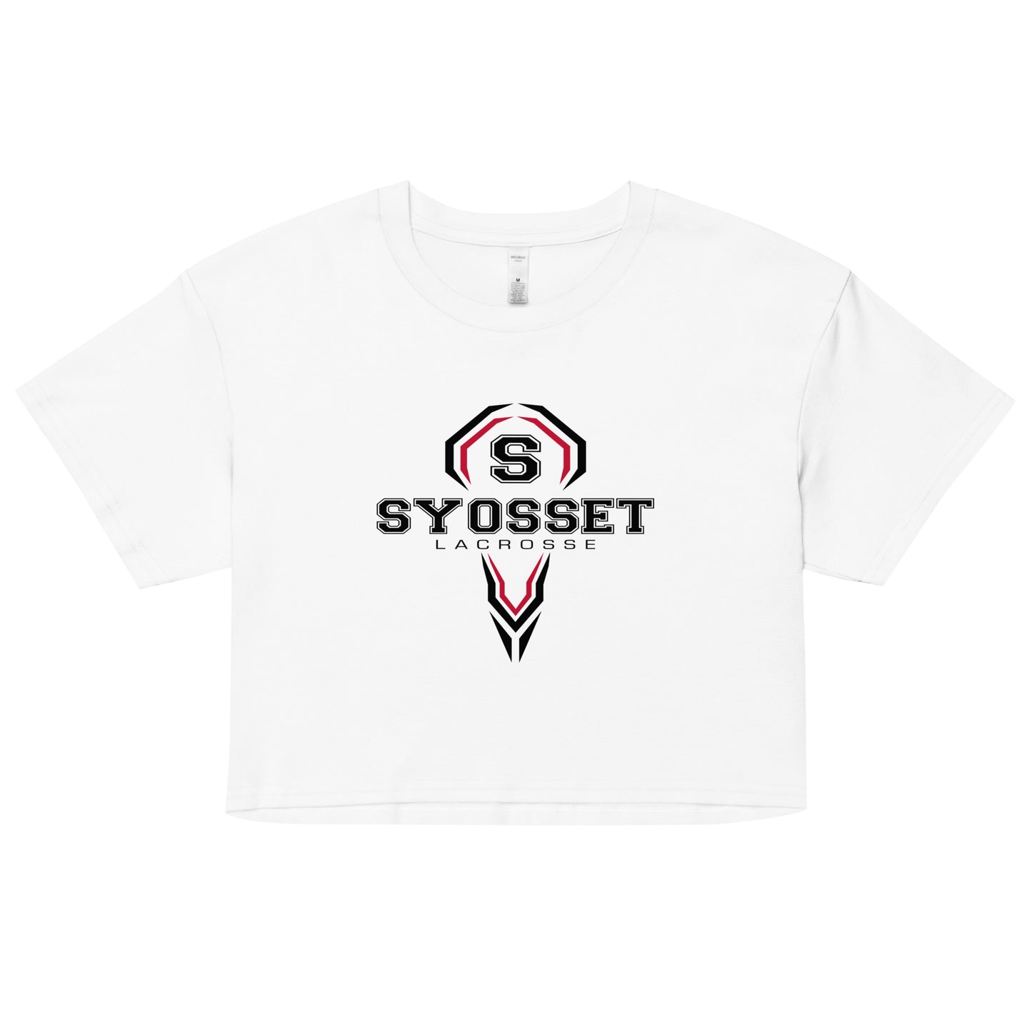 Women’s Syosset Lacrosse AS Colour Crop Tee