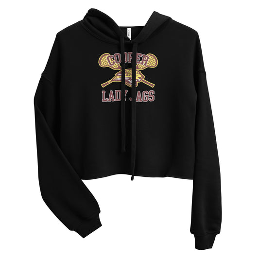 Women's Cooper Lacrosse Bella + Canvas Crop Hoodie