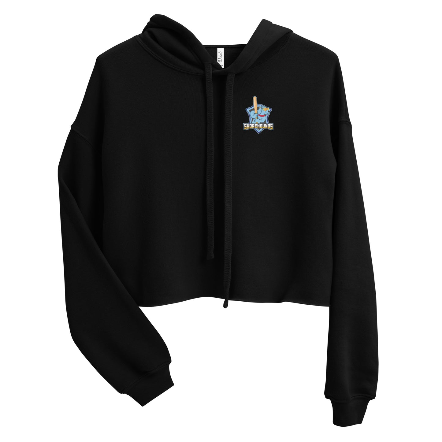 Women's Shorehounds Bella + Canvas Crop Hoodie