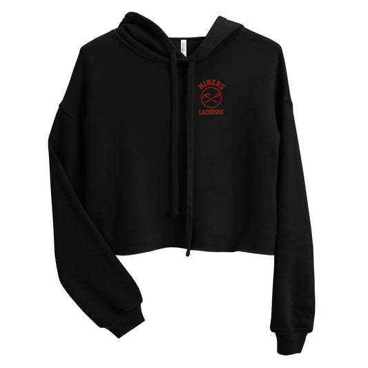 Women's PCHS Girls Lacrosse Bella + Canvas Crop Hoodie