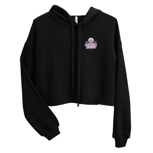 Women's Bixby Spartan Lacrosse Crop Hoodie
