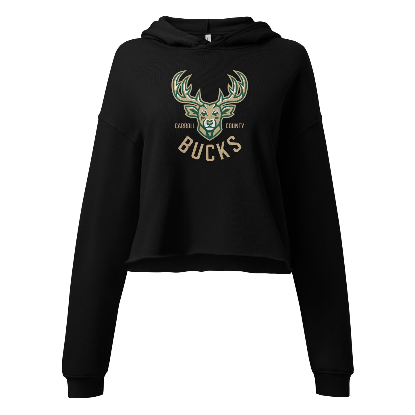 Women's CC Bucks Bella + Canvas Crop Hoodie