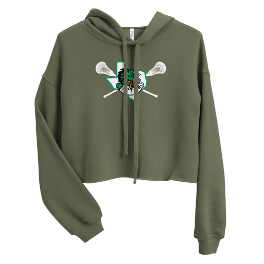 Women's Southlake Carroll Lacrosse Crop Hoodie