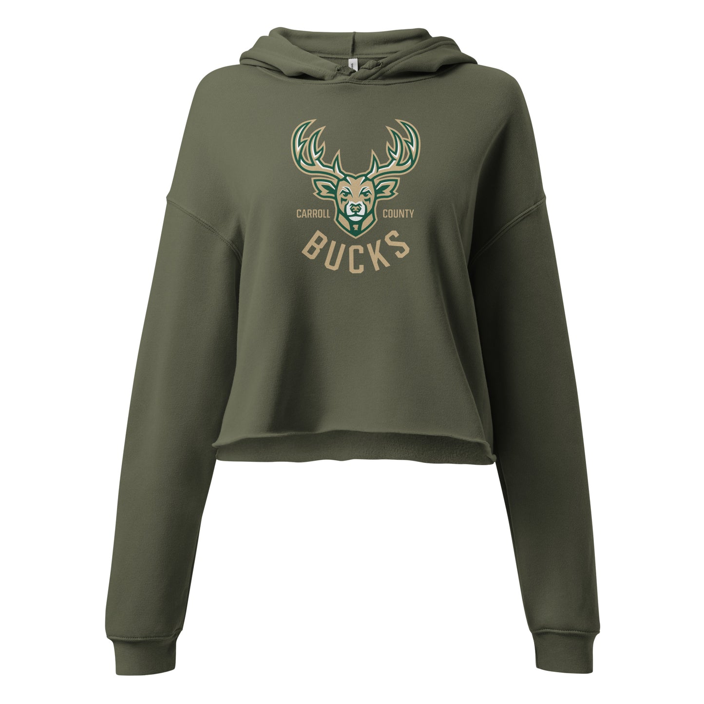 Women's CC Bucks Bella + Canvas Crop Hoodie
