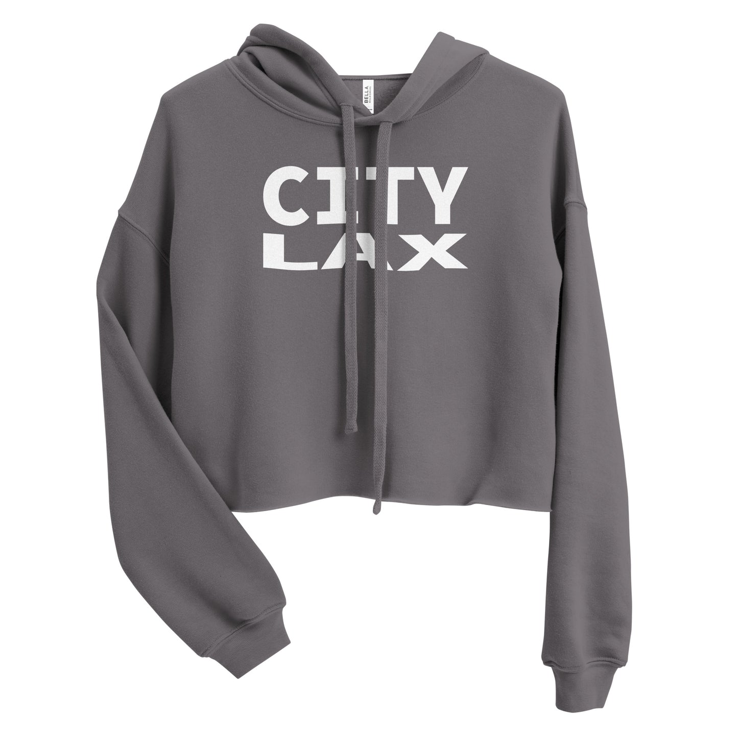 Women's City Lax Bella + Canvas Crop Hoodie