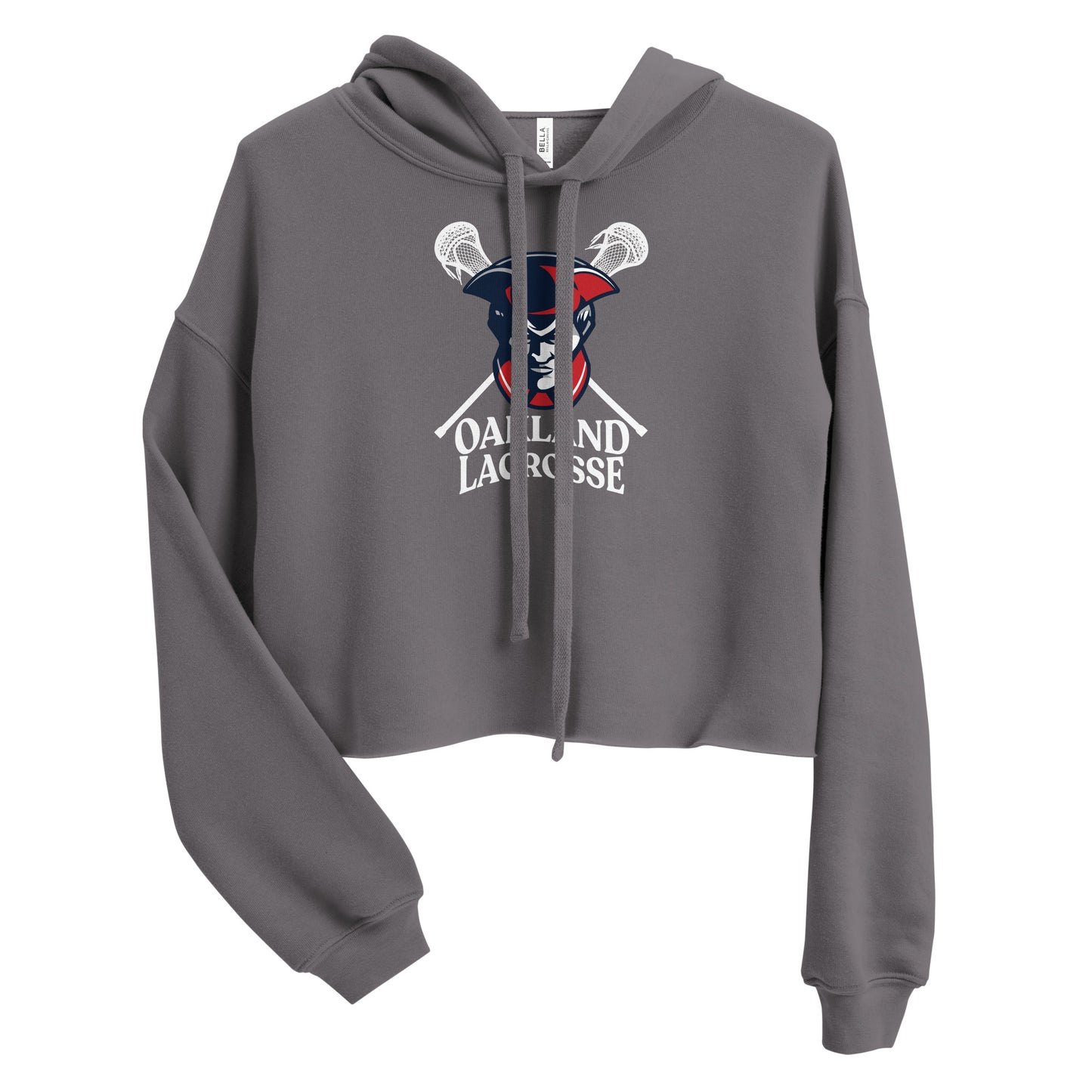 Women's Oakland Lacrosse Bella + Canvas Crop Hoodie