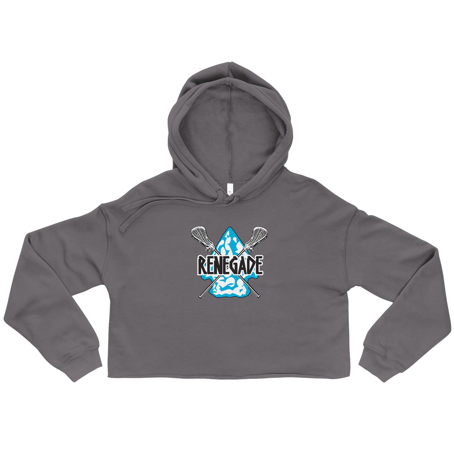 Women's Renegade Lacrosse Bella + Canvas Crop Hoodie