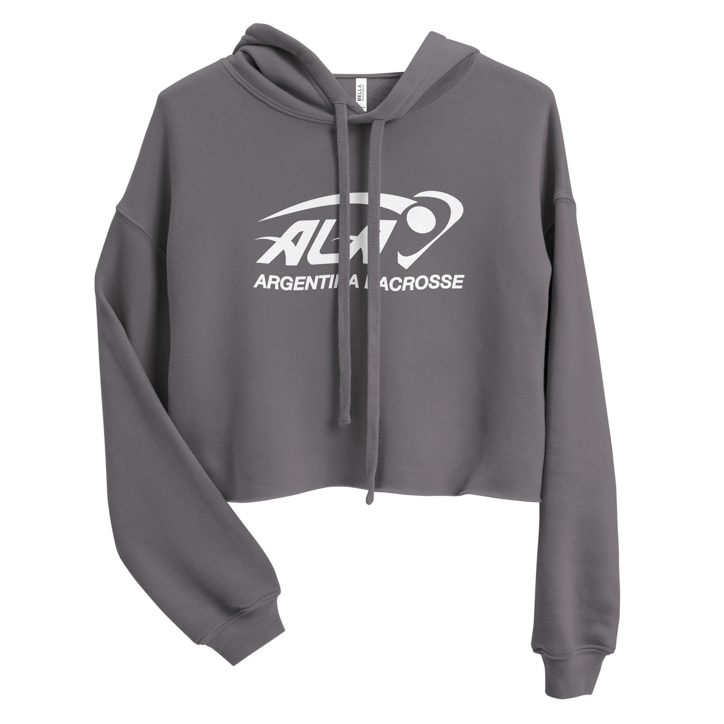 Women's Argentina Lacrosse Bella + Canvas Crop Hoodie