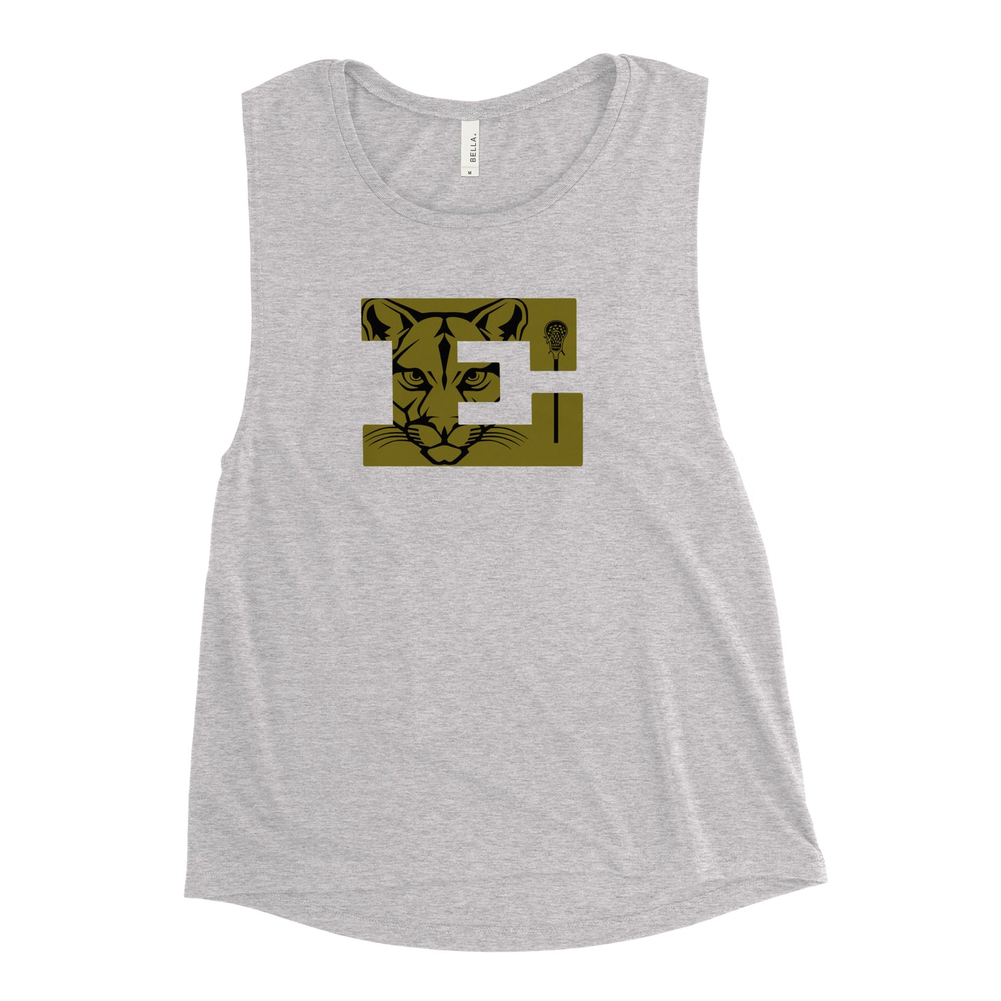 Women's Evergreen Lacrosse Muscle Tank
