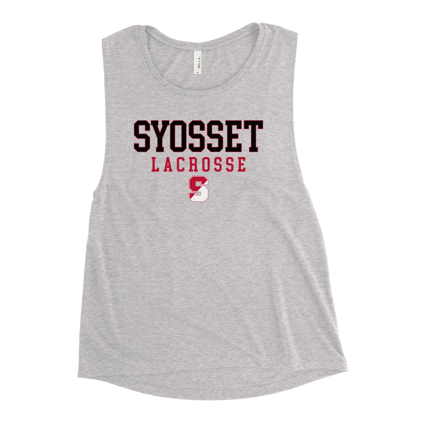 Women's Syosset Lacrosse Bella + Canvas Muscle Tank