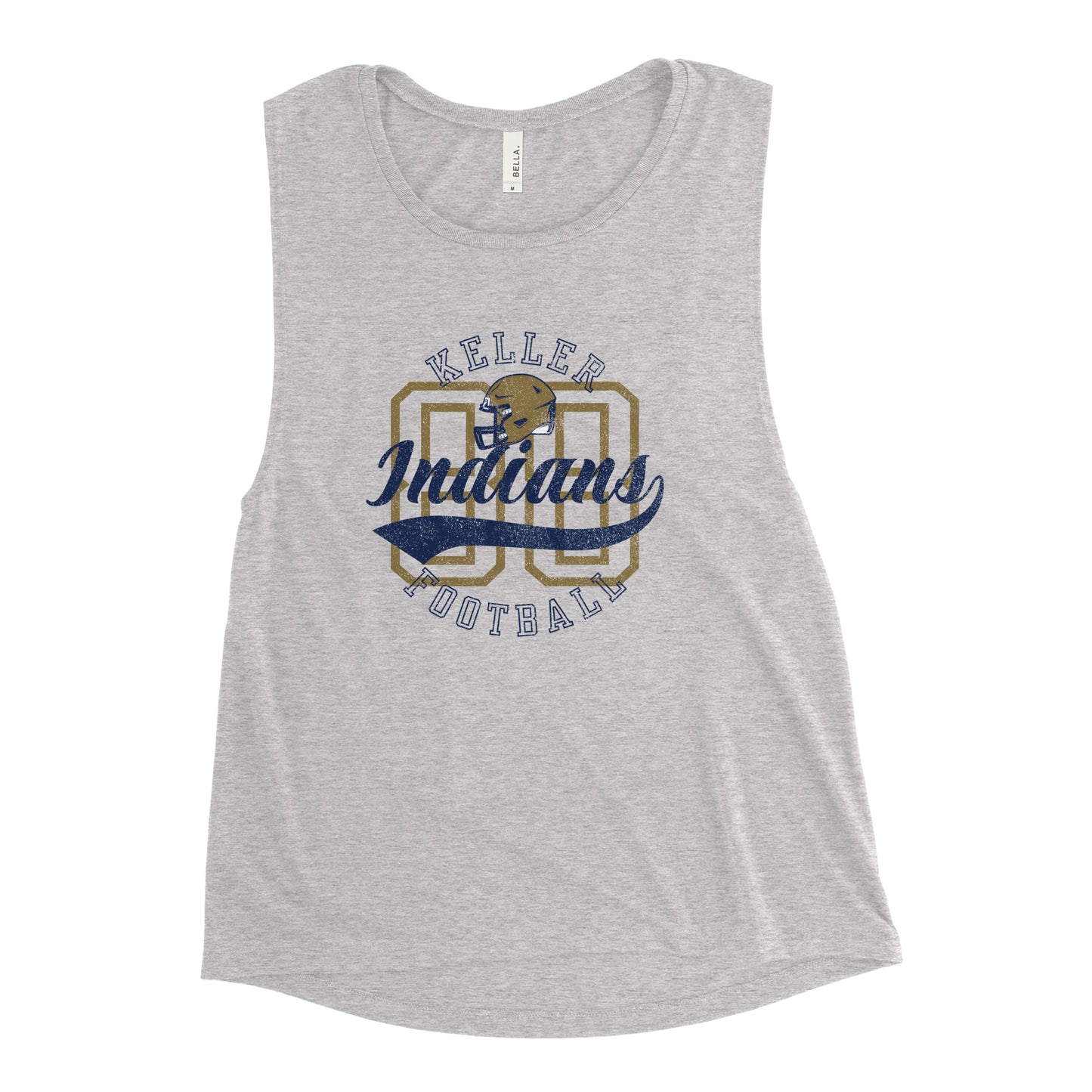 Women's Keller Football Muscle Tank