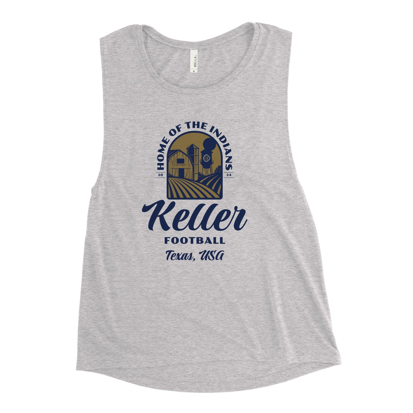 Women's Keller Football Muscle Tank