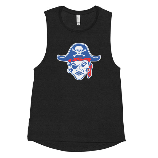 Women's Fairport Football and Cheer Muscle Tank