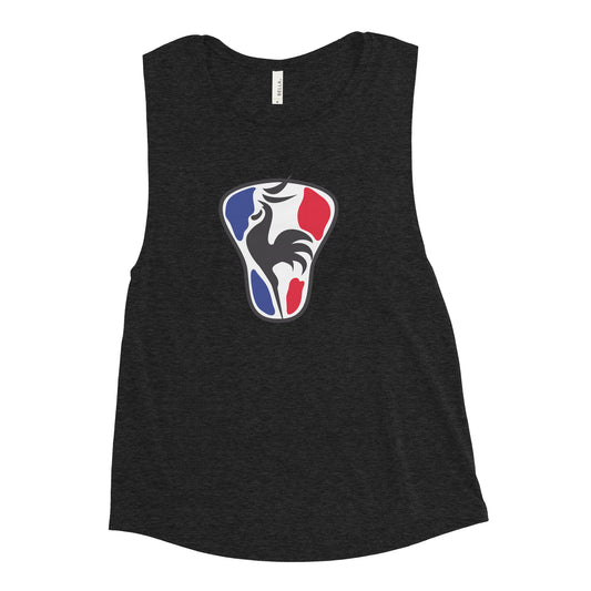 Women's France Lacrosse Bella + Canvas Muscle Tank
