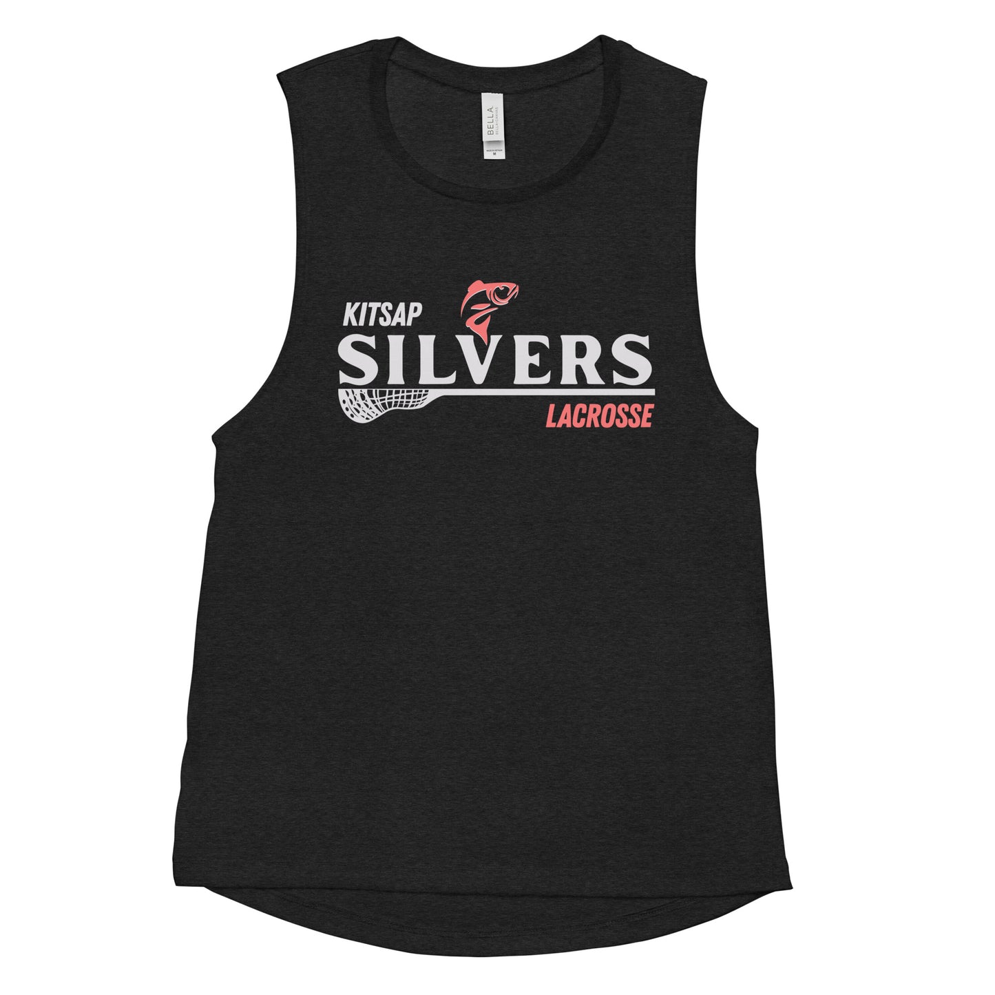 Women's Kitsap Silvers Bella + Canvas Muscle Tank