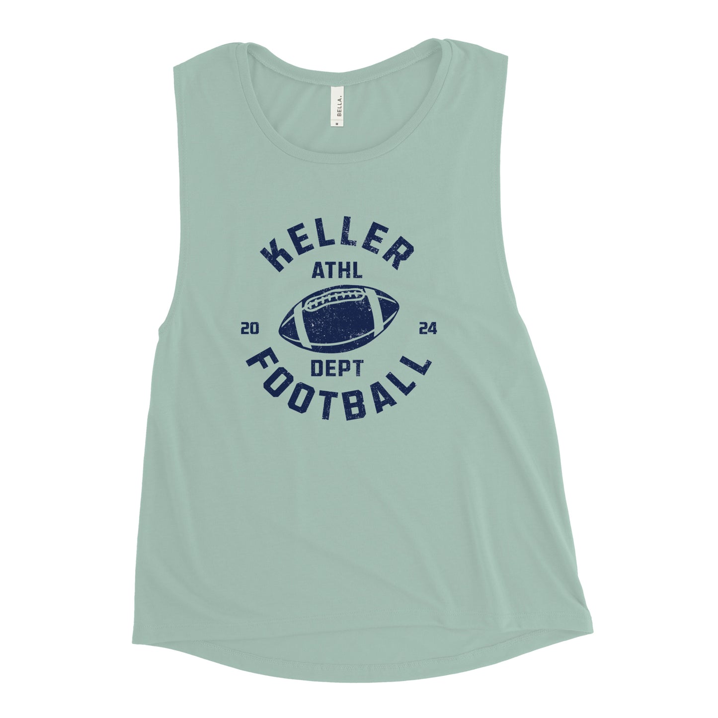 Women's Keller Football Muscle Tank