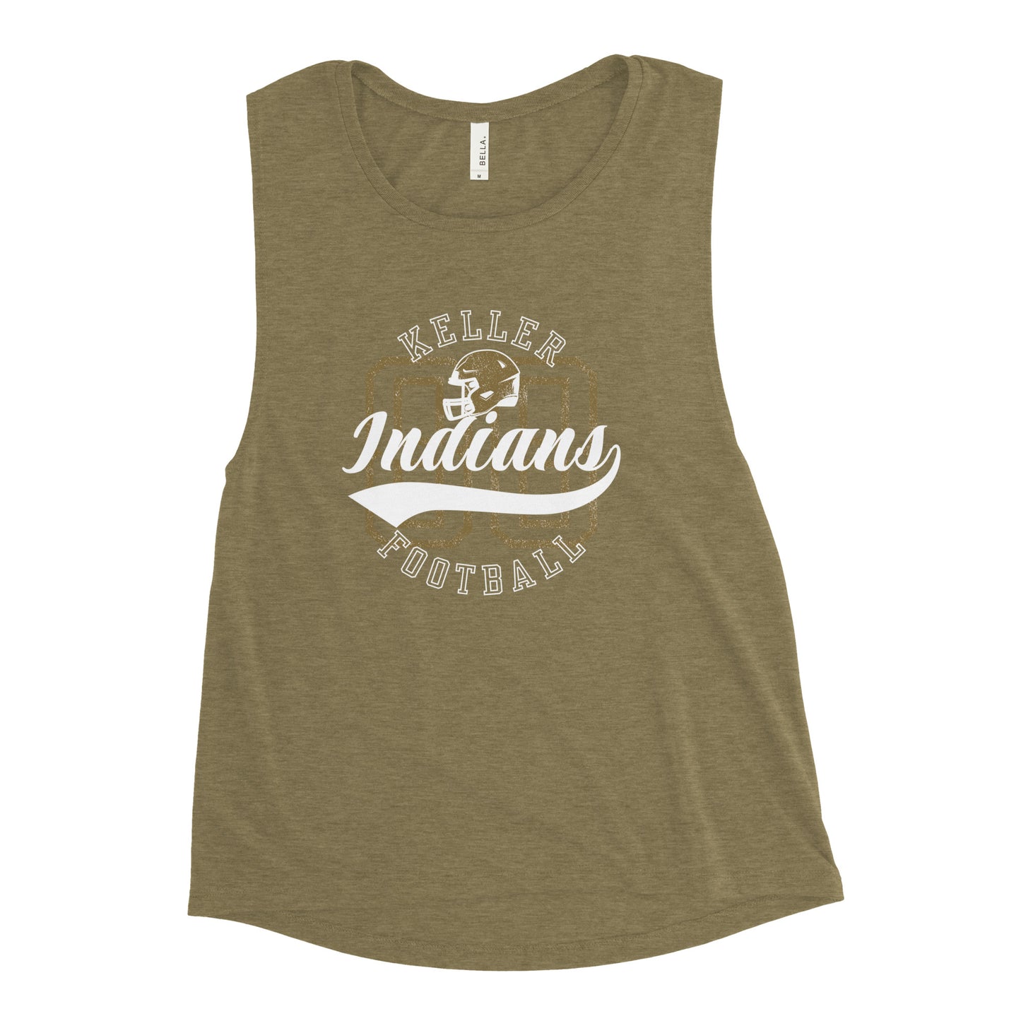 Women's Keller Football Muscle Tank