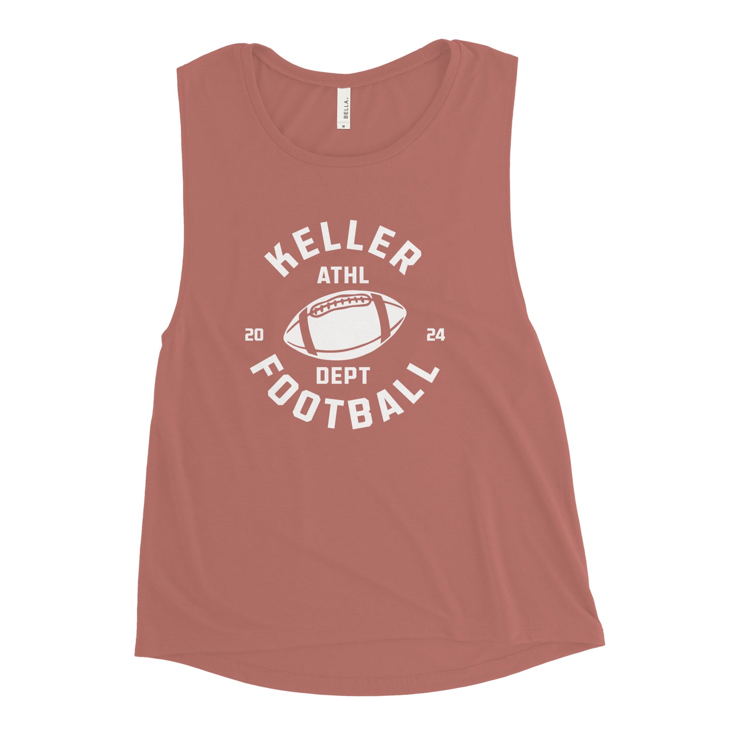 Women's Keller Football Muscle Tank