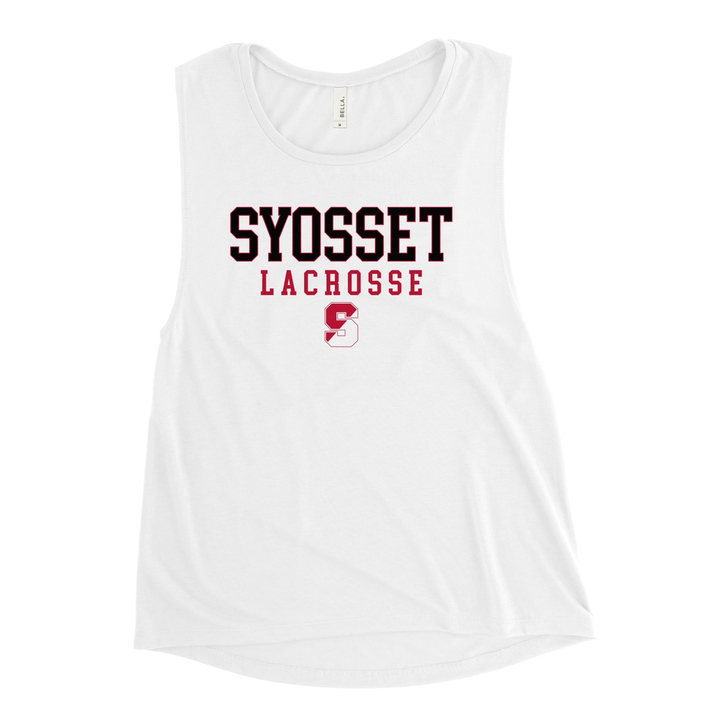 Women's Syosset Lacrosse Bella + Canvas Muscle Tank