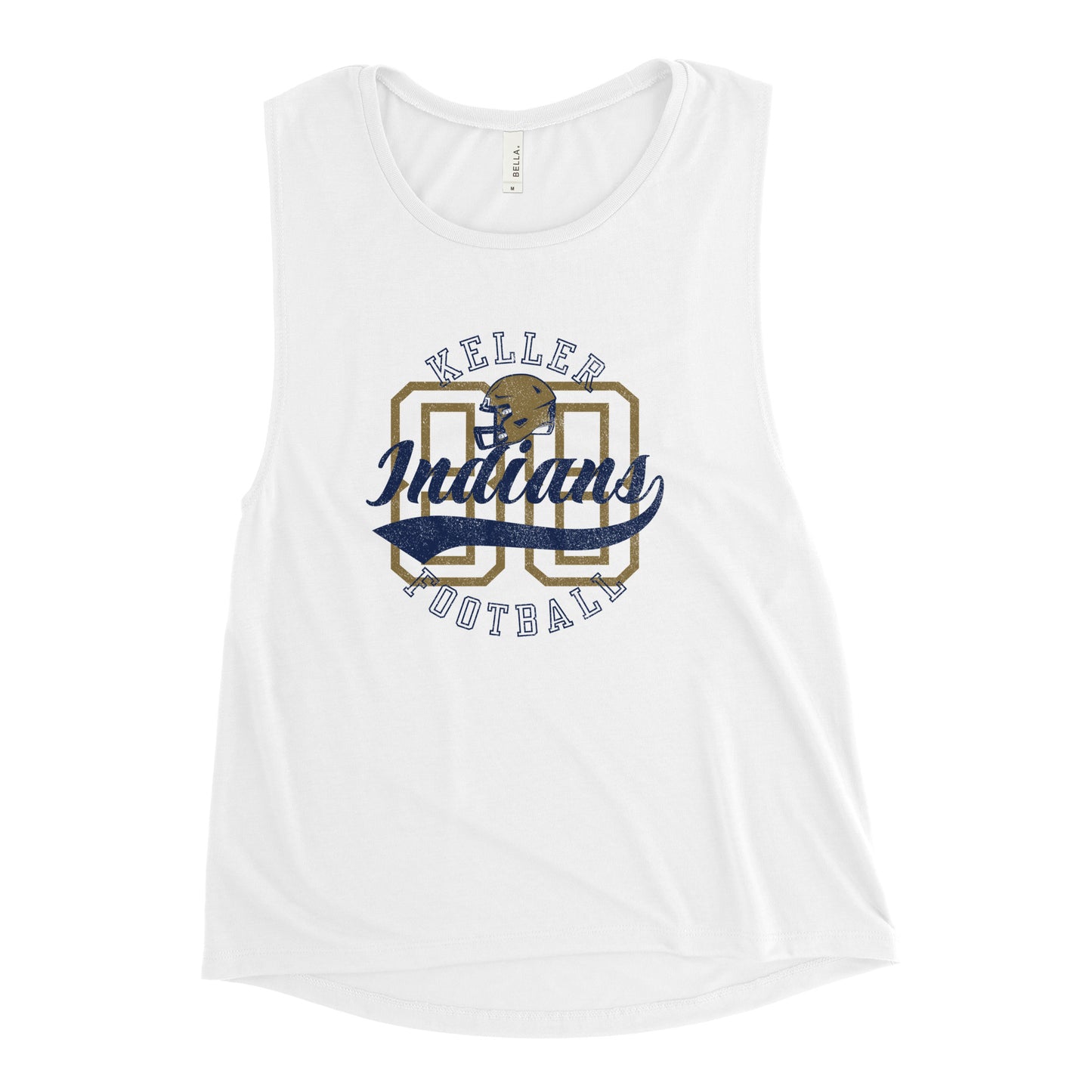 Women's Keller Football Muscle Tank