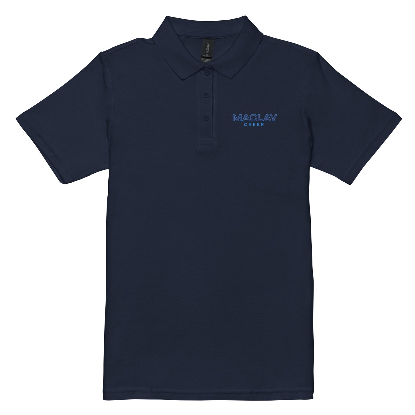Women's Maclay Cheer Gildan Pique Polo