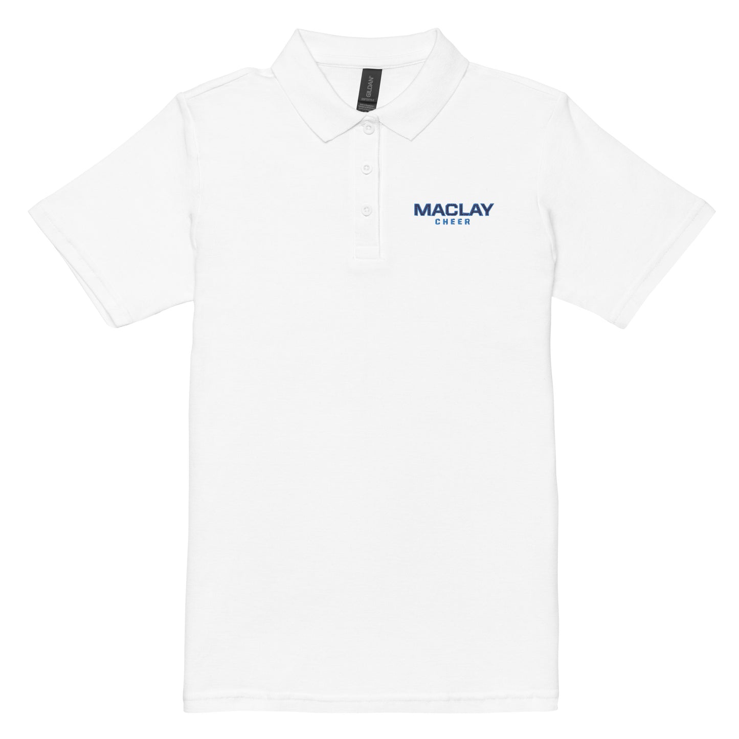 Women's Maclay Cheer Gildan Pique Polo
