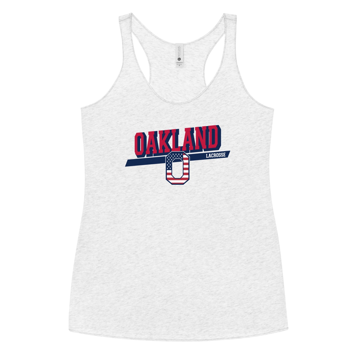 Women's Oakland Lacrosse Next Level Racerback Tank