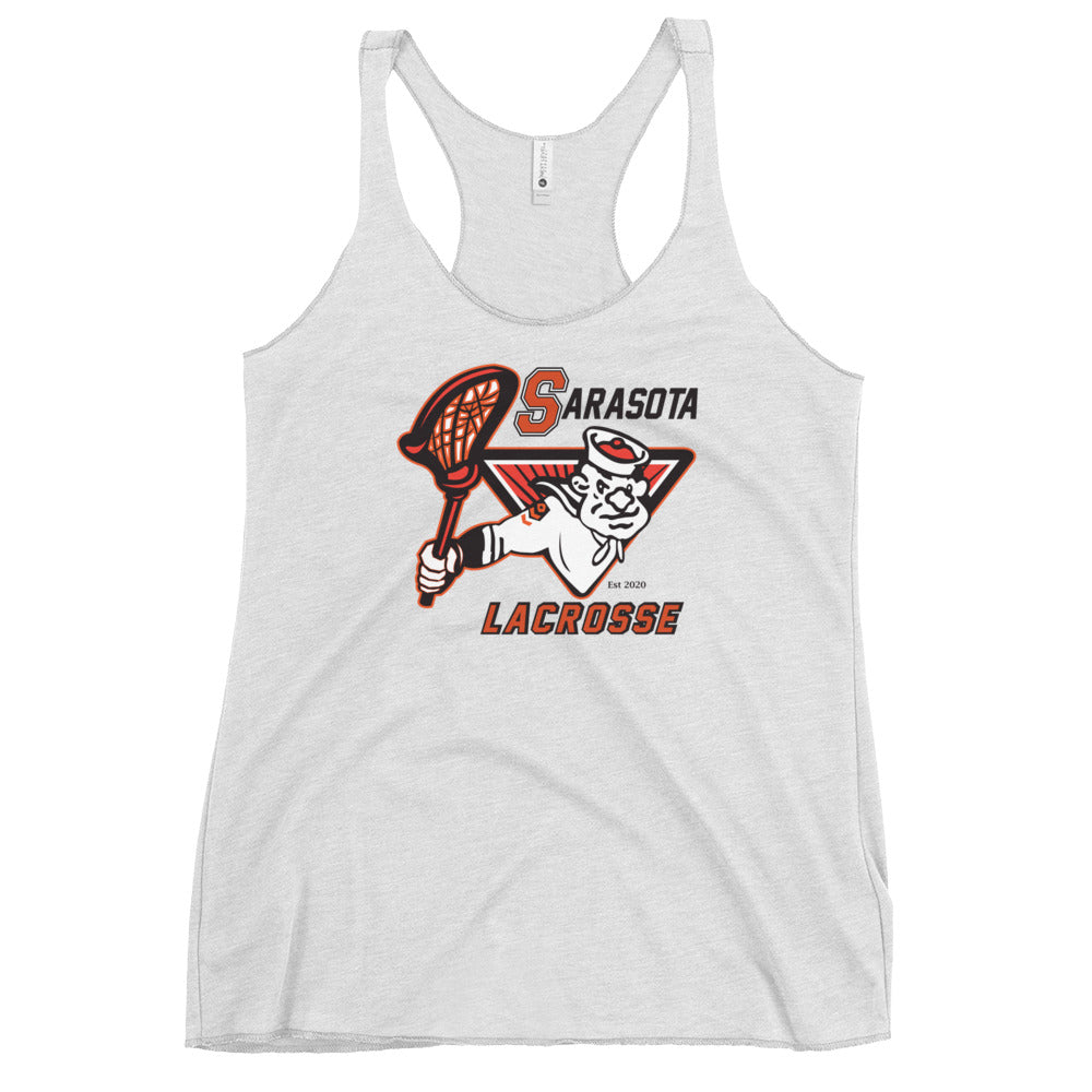 Women's Sailors Lax Next Level Racerback Tank