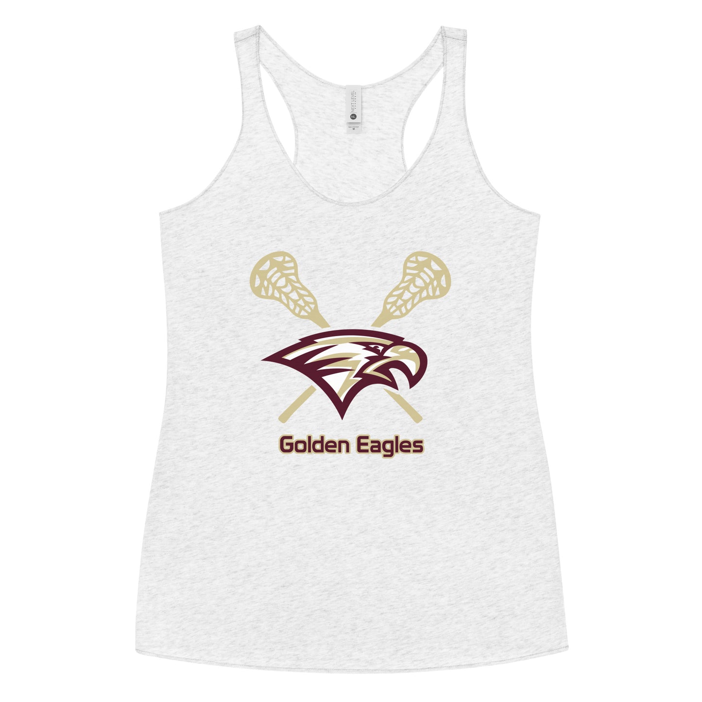 Women's Maple Mountain Youth Lacrosse Next Level Racerback Tank Top