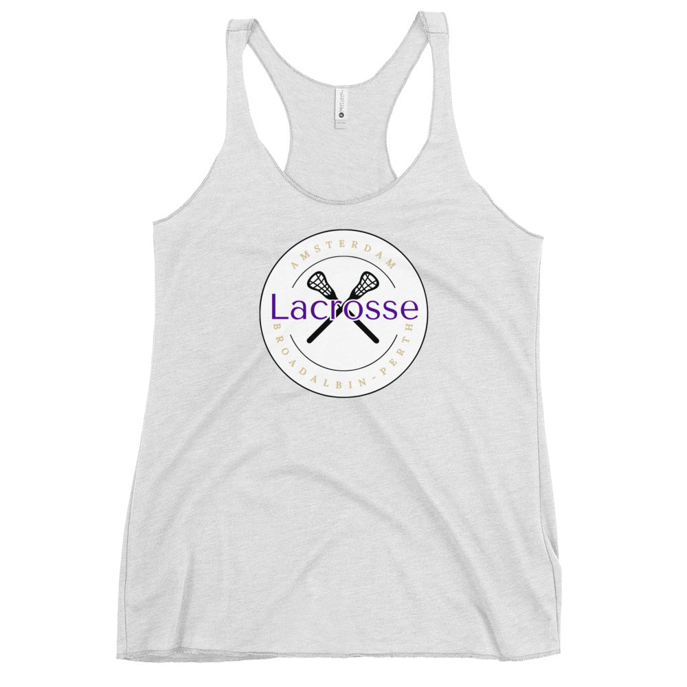 Women's Amsterdam Lacrosse Booster Next Level Racerback Tank Top