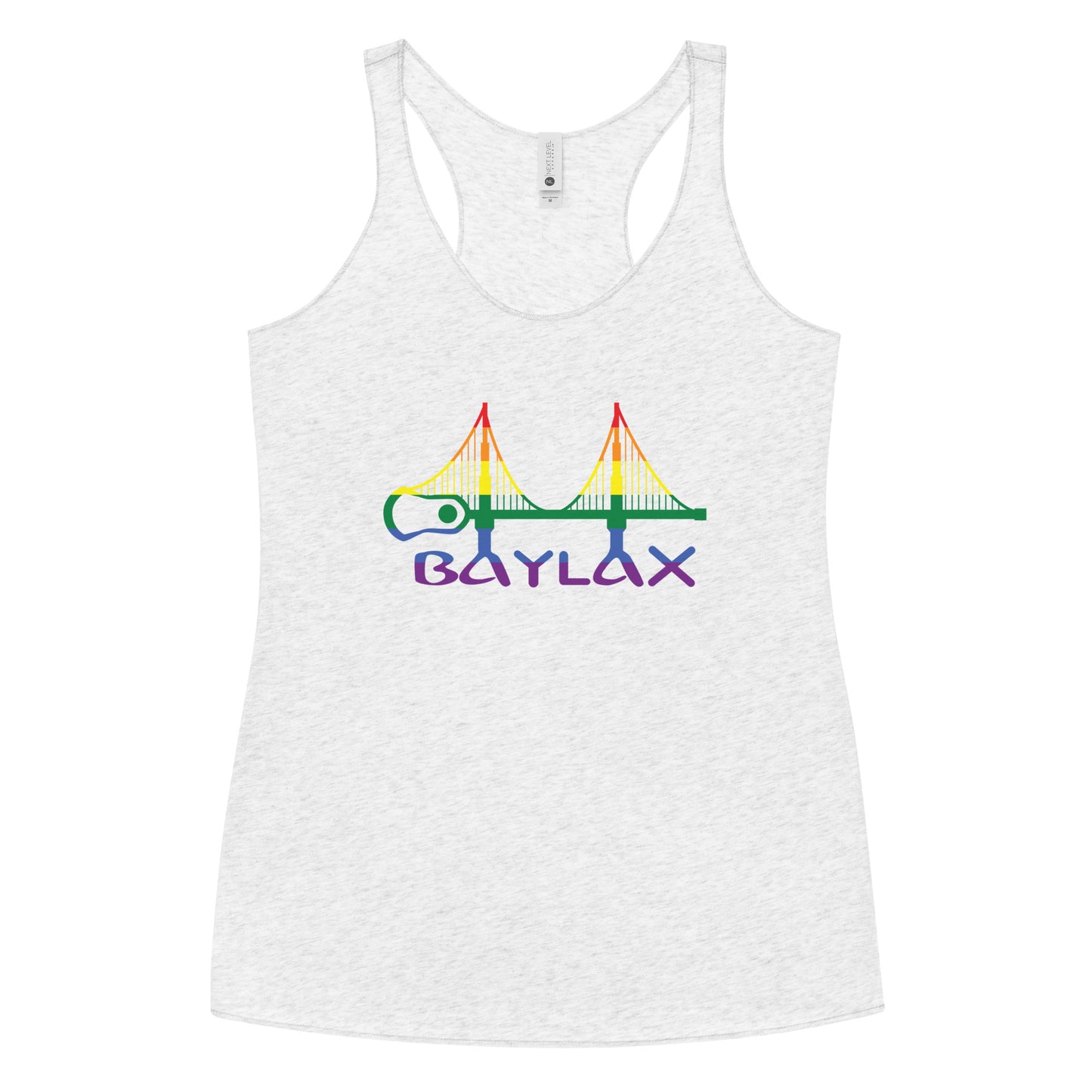 Women's BayLax Next Level Racerback Tank Top