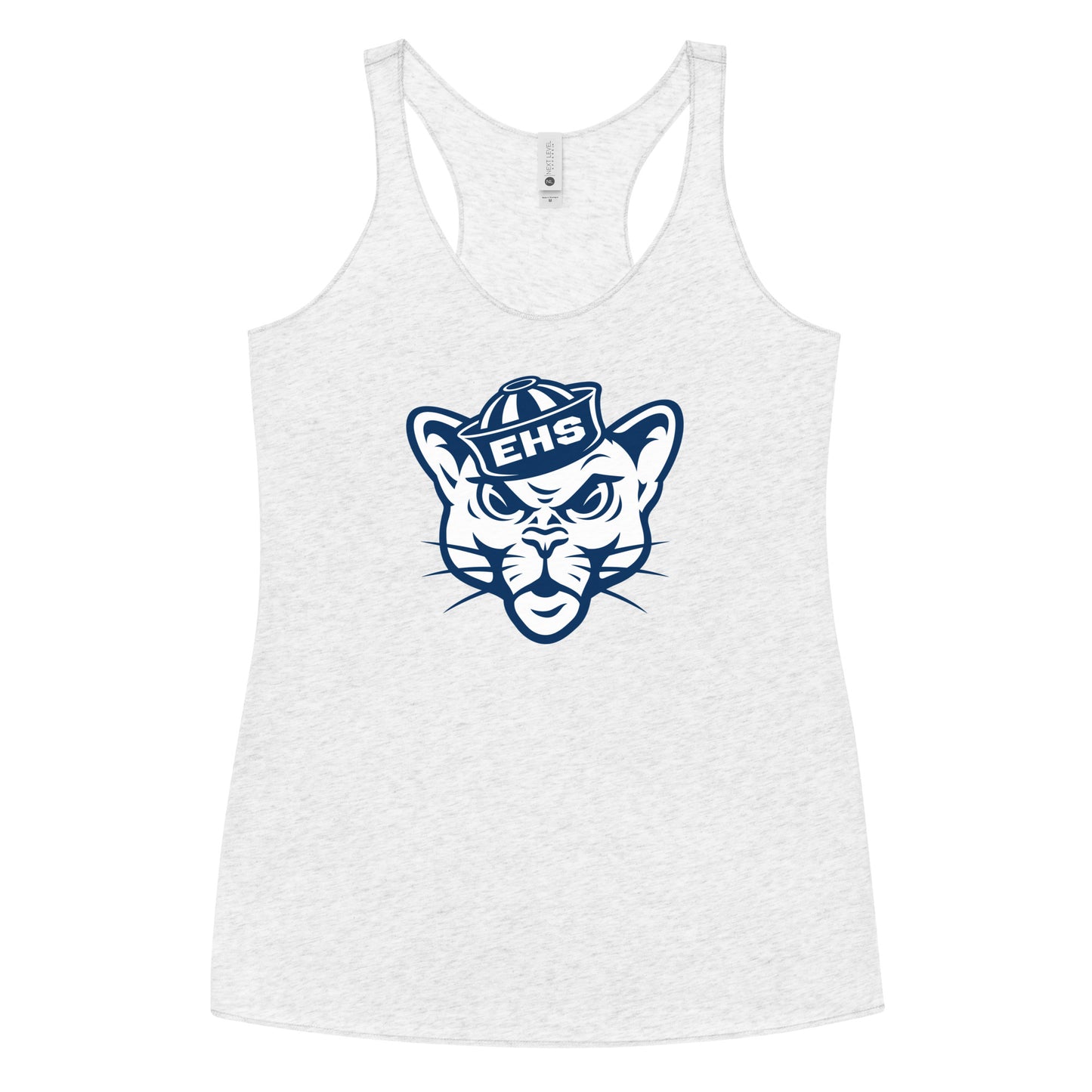 Women's Evergreen High School Lacrosse Next Level Racerback Tank Top