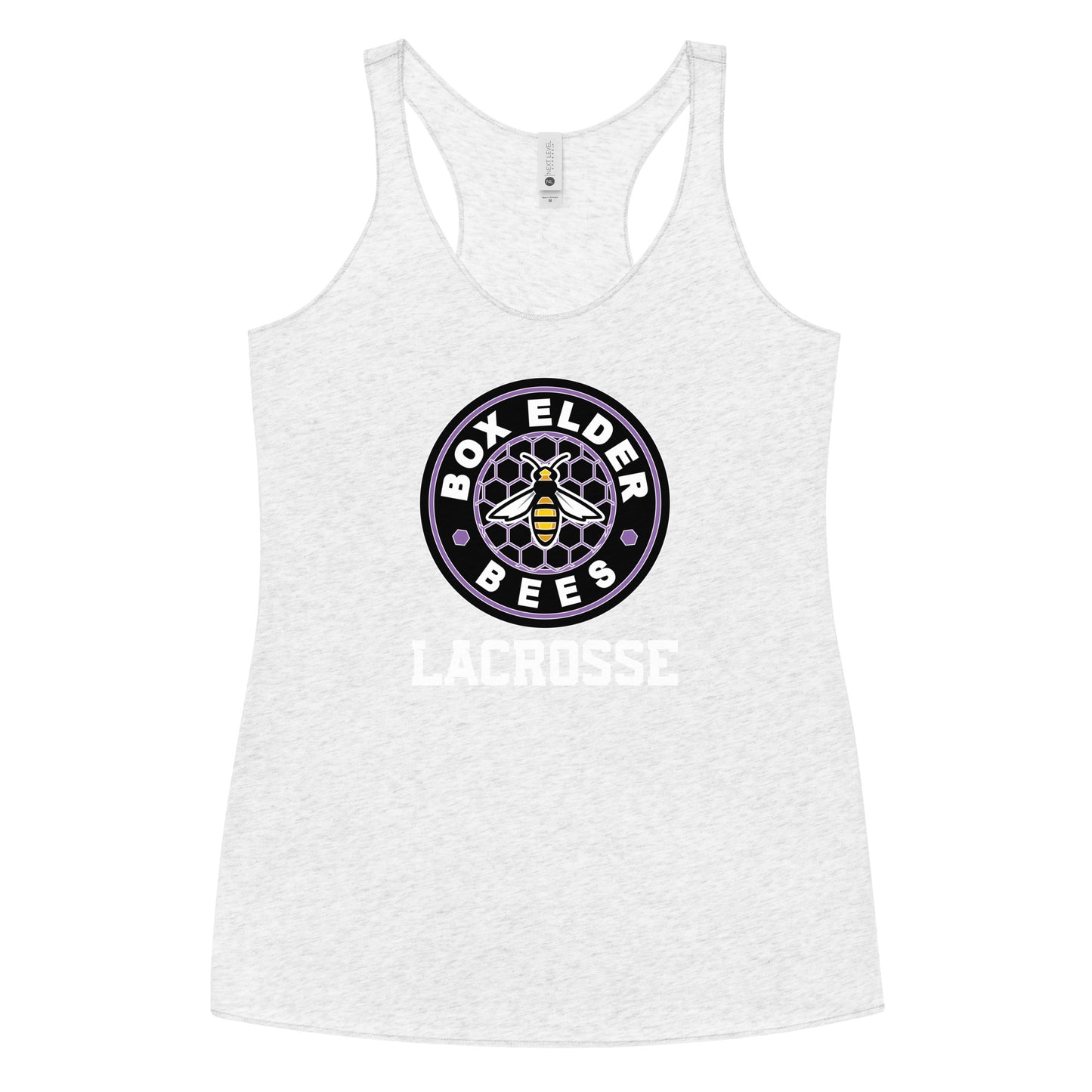 Women's Box Elder Lacrosse Next Level Racerback Tank Top