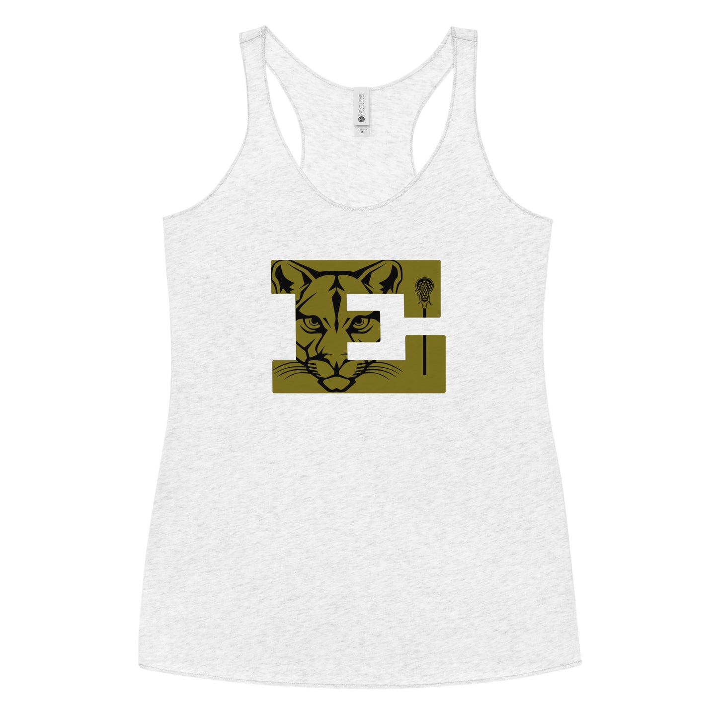 Women's Evergreen Lacrosse Next Level Racerback Tank Top