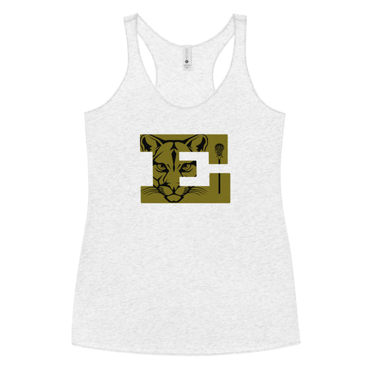 Women's Evergreen Lacrosse Next Level Racerback Tank Top