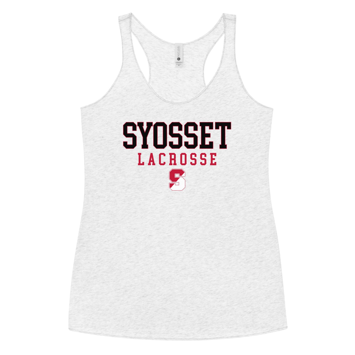 Women's Syosset Lacrosse Next Level Racerback Tank