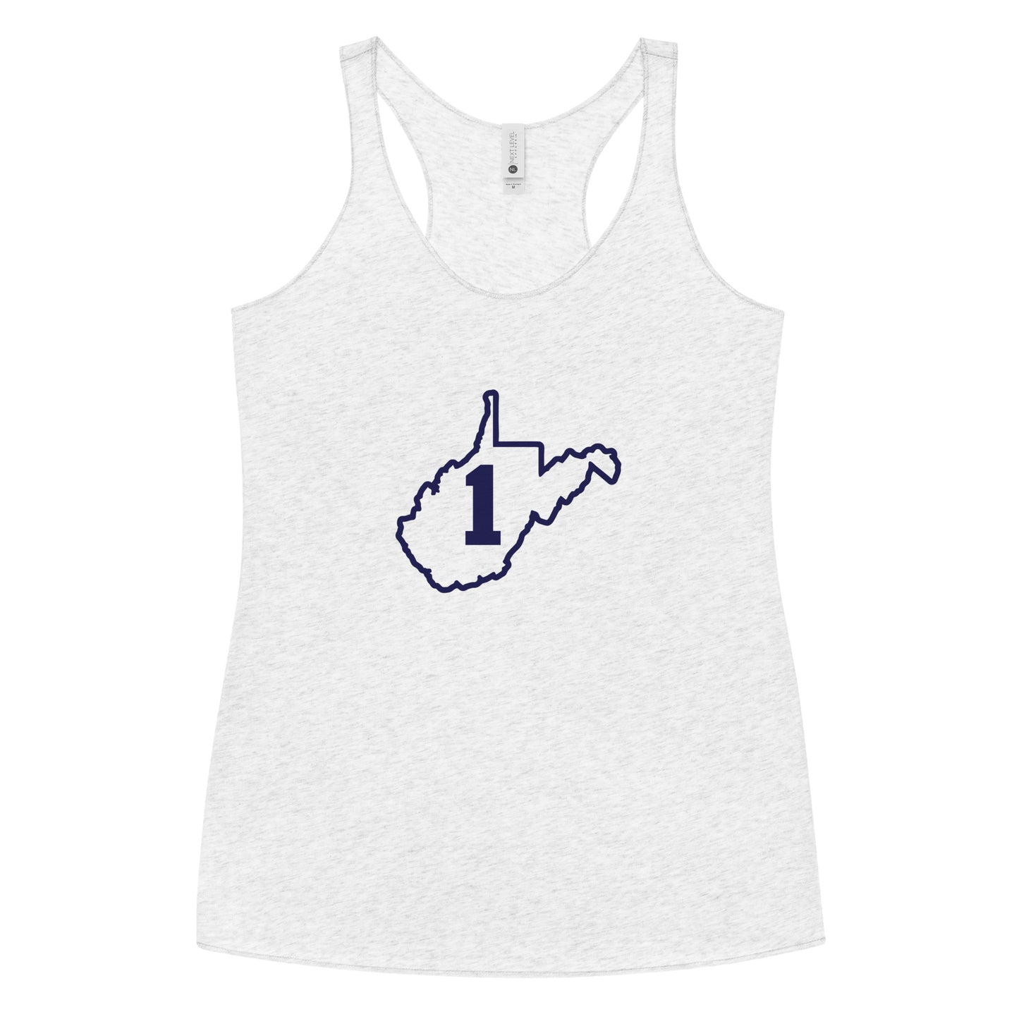 Women's Wheeling Post 1 Next Level Racerback Tank Top