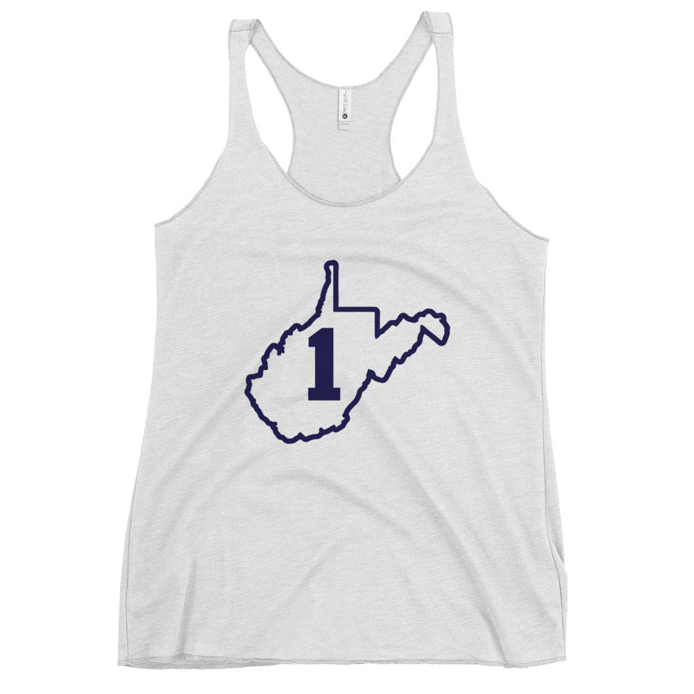 Women's Wheeling Post 1 Next Level Racerback Tank Top