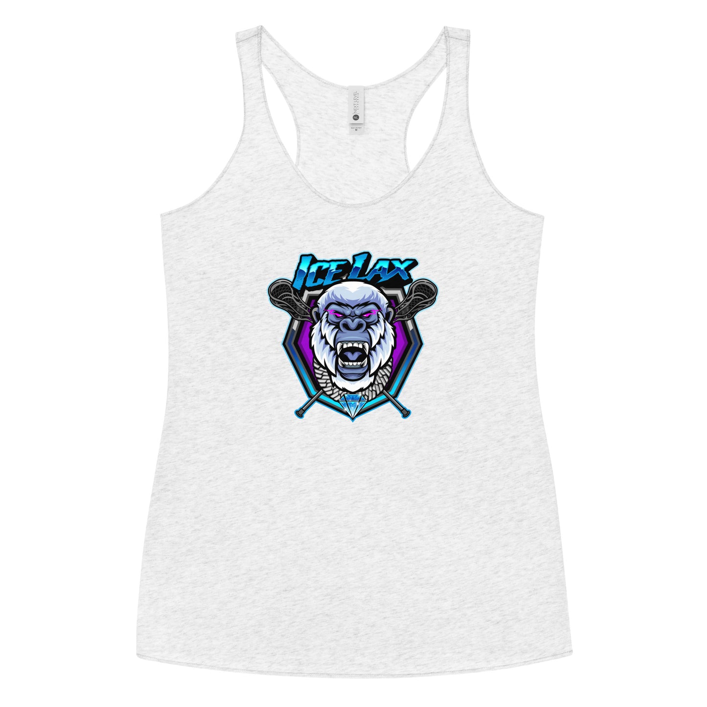 Women's ICE LAX Next Level Racerback Tank Top
