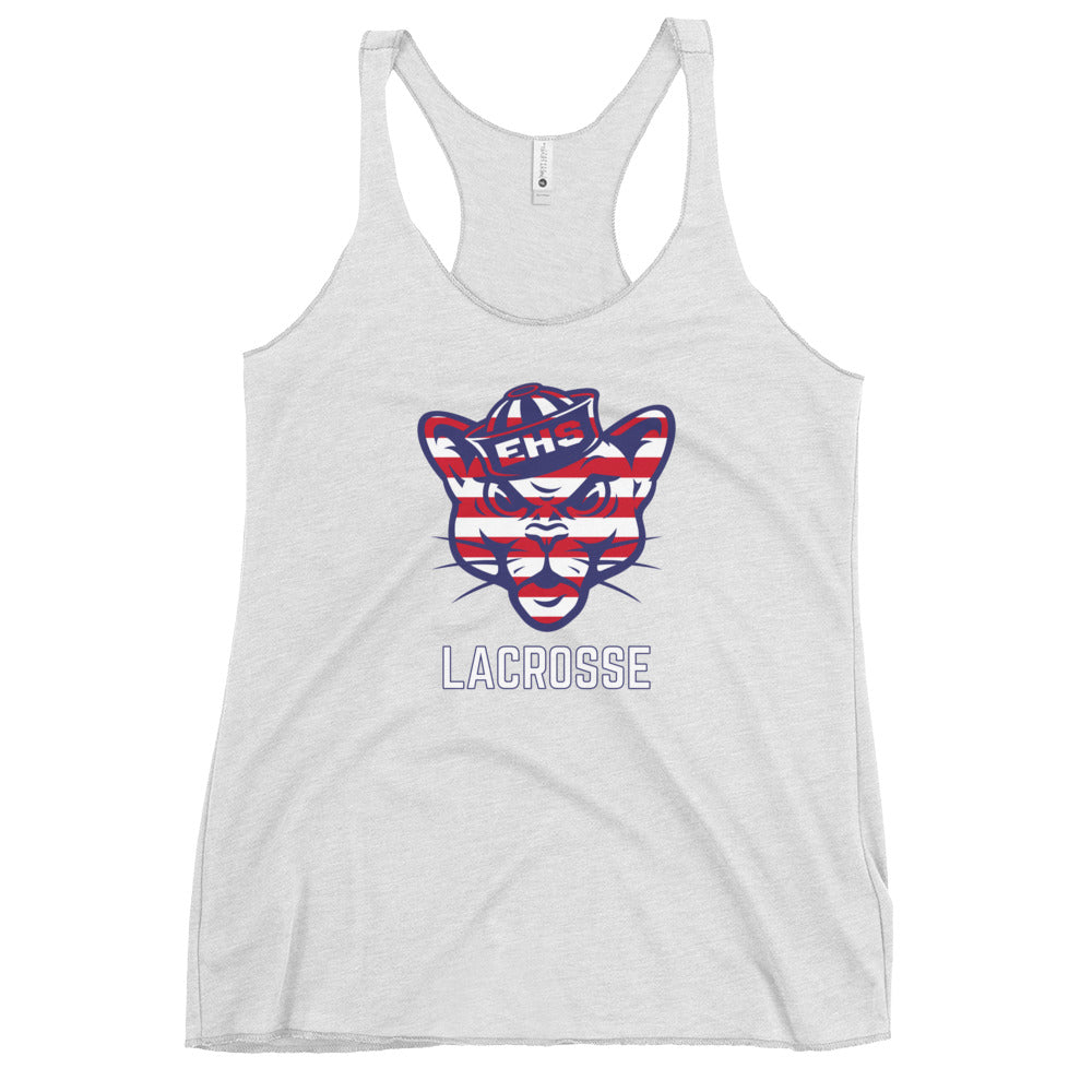 Women's Evergreen Lacrosse USA Next Level Racerback Tank