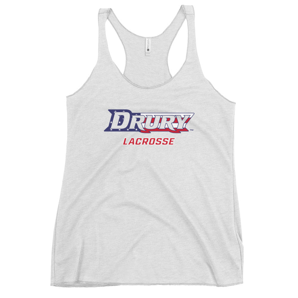 Women's Drury Lacrosse Next Level Racerback Tank