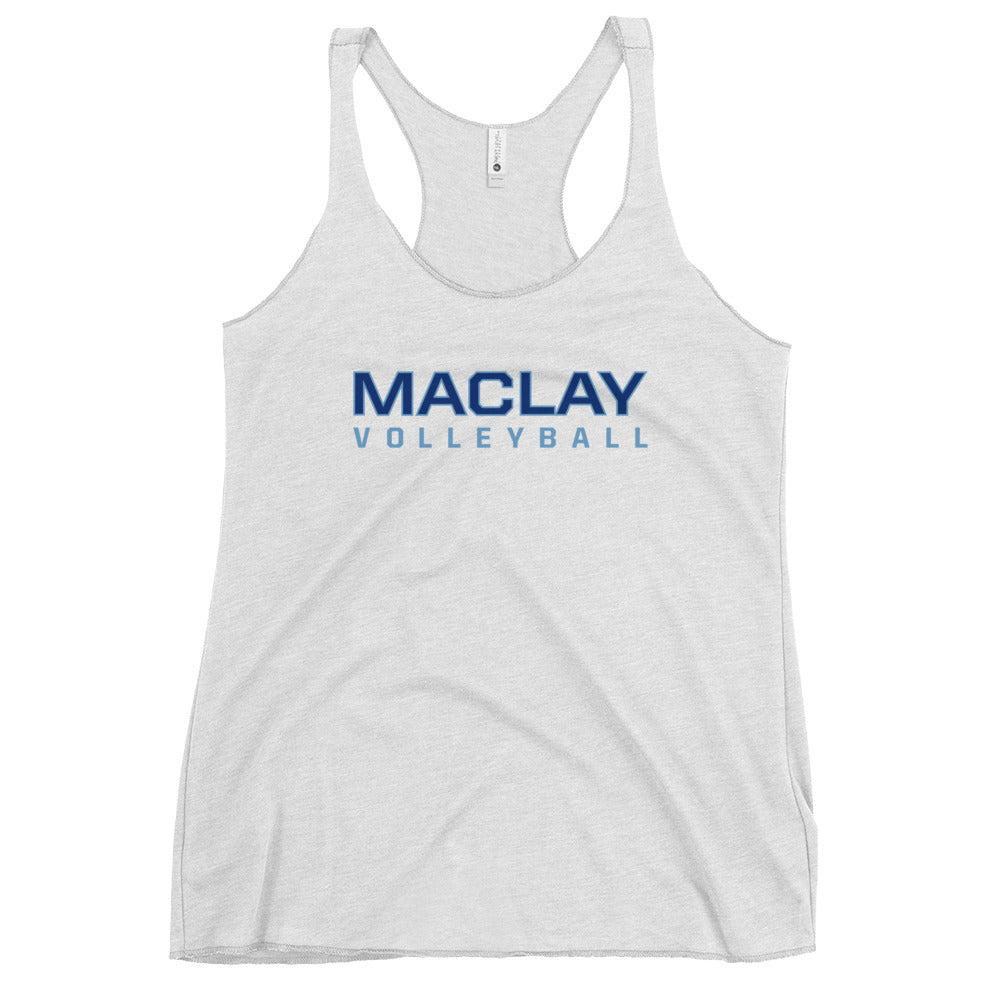 Women's Maclay Volleyball Next Level Racerback Tank Top