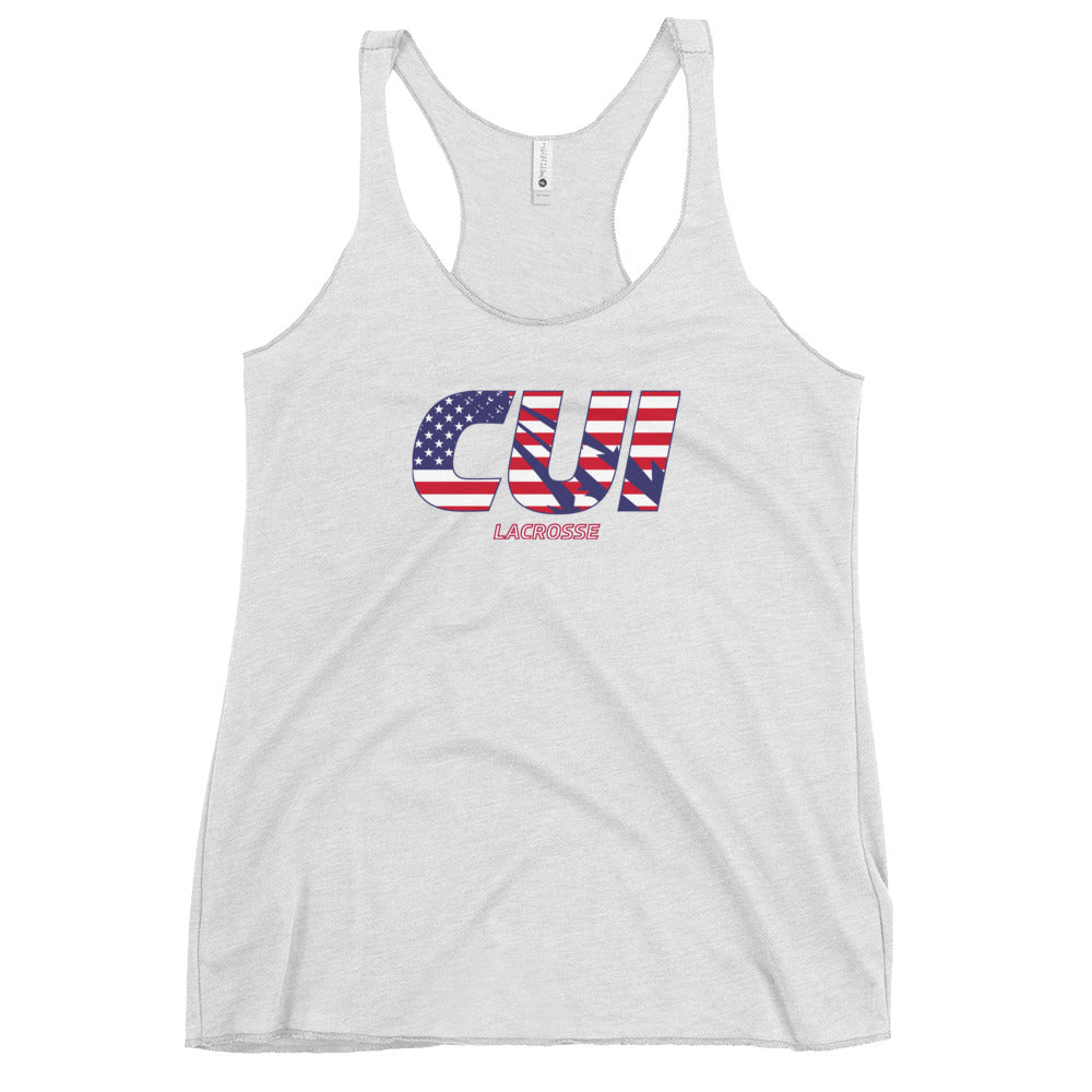 Women's CUI Lacrosse Next Level Racerback Tank Top