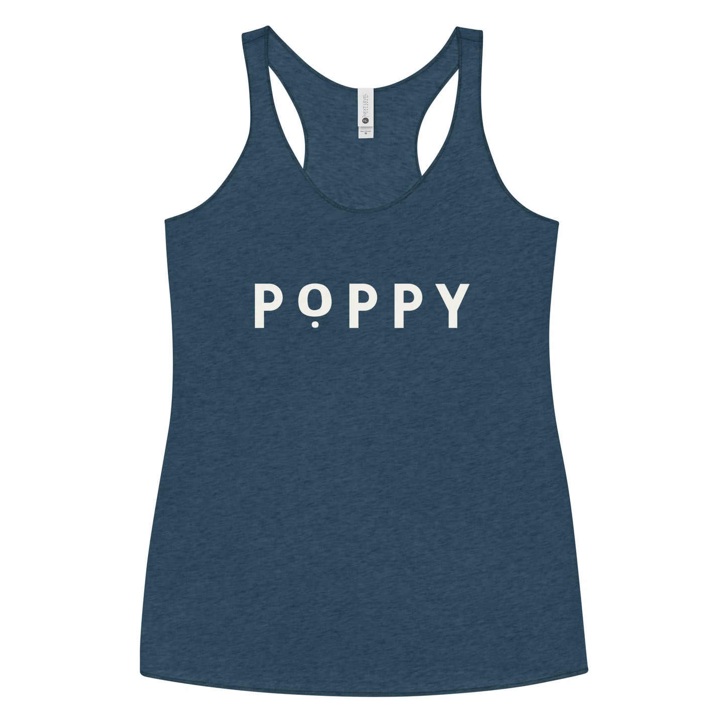 Women's Poppy Flowers Next Level Racerback Tank